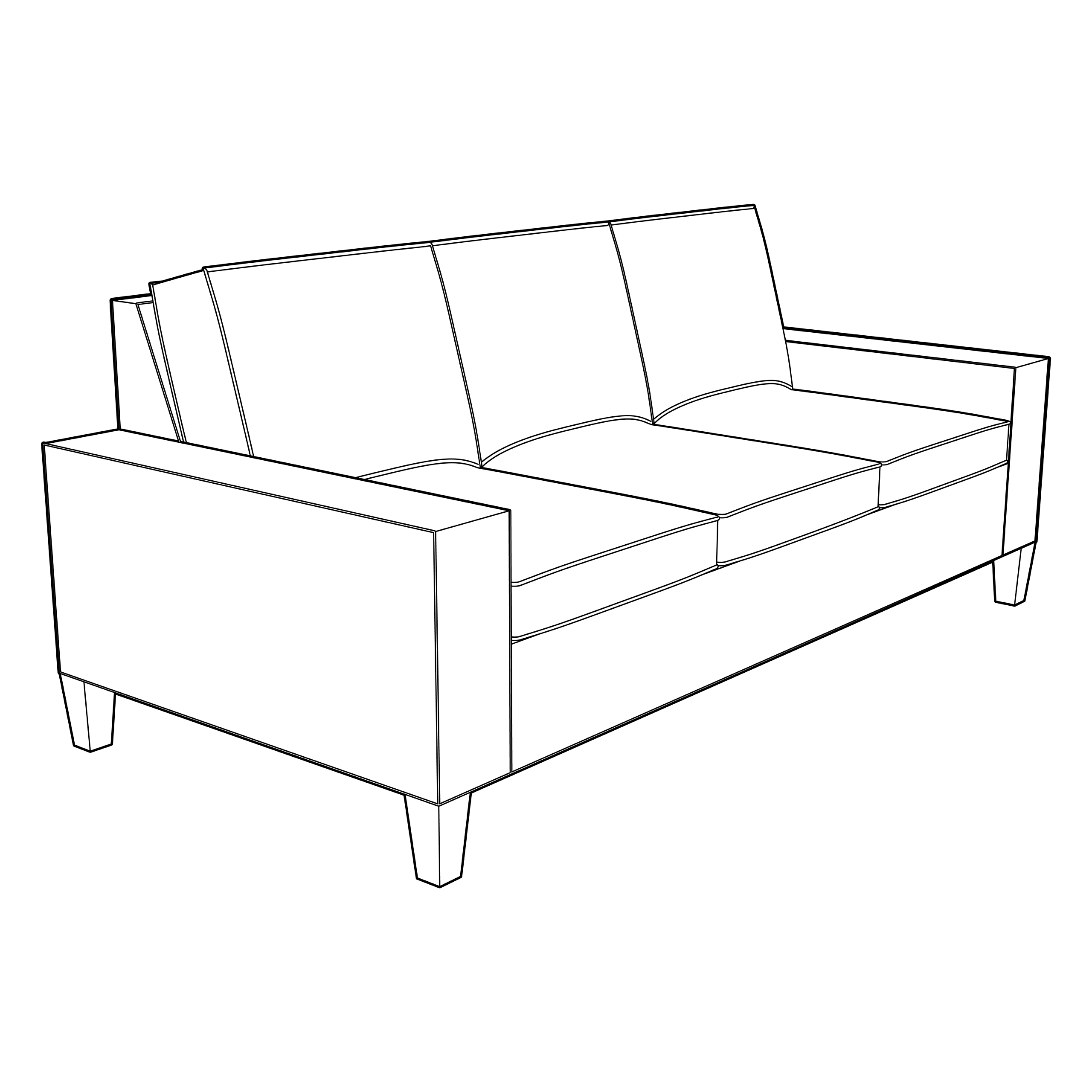 Stovall Sleeper Sofa – Ted Scott Designs